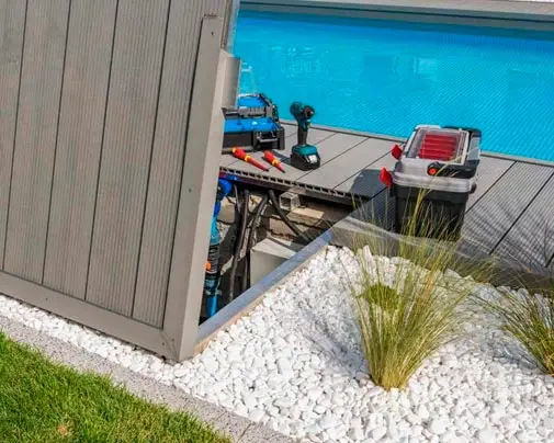 Equipamentos e acessórios para instalação em piscina